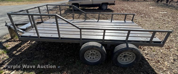 image for item JH9230 Shop built  utility trailer