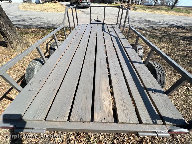 image for item JH9230 Shop built  utility trailer