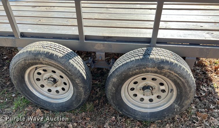 image for item JH9230 Shop built  utility trailer