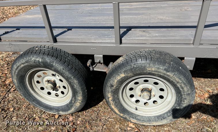 image for item JH9230 Shop built  utility trailer