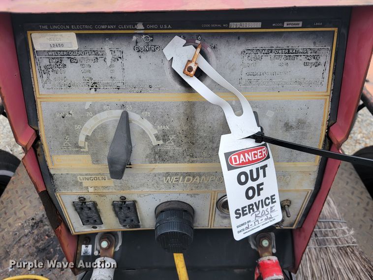 image for item JL9709 Lincoln Electric Weldanpower WPG8000  welder/generator