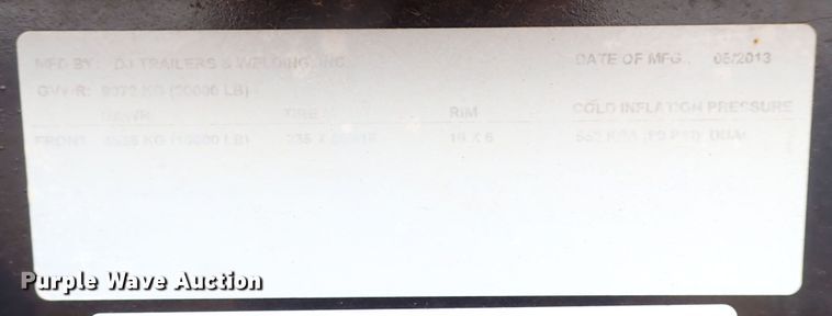 image for item JO9566 2013 DJ trailers  equipment trailer