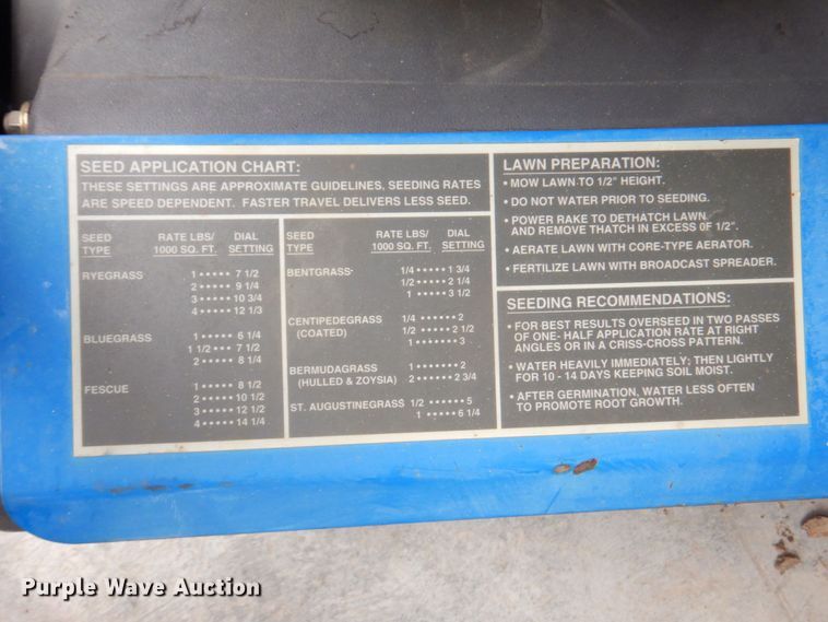 image for item JS9108 Blue Bird  overseeder