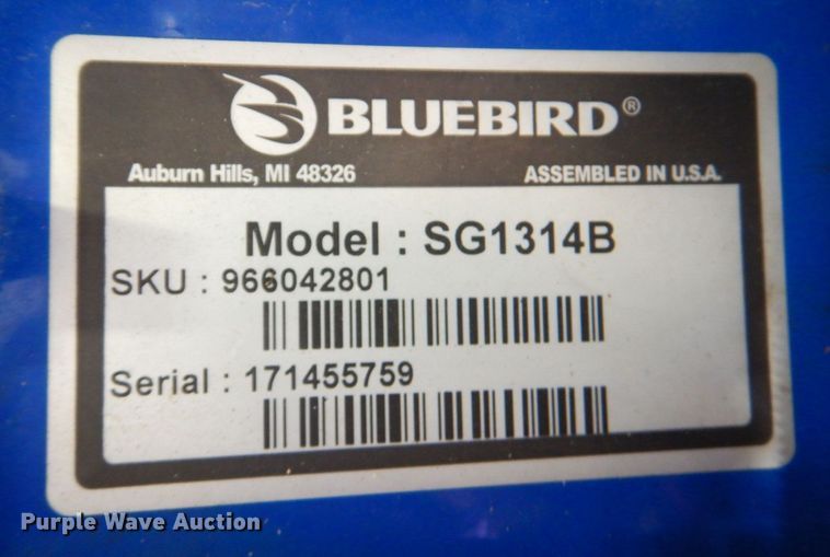 image for item JS9111 Blue Bird SG1314B  stump grinder