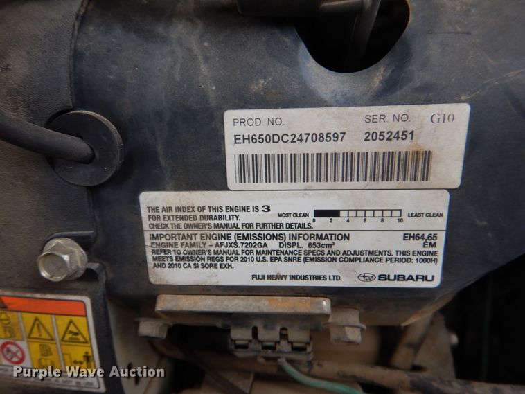 image for item JS9566 Miller Bobcat 250  welder/generator