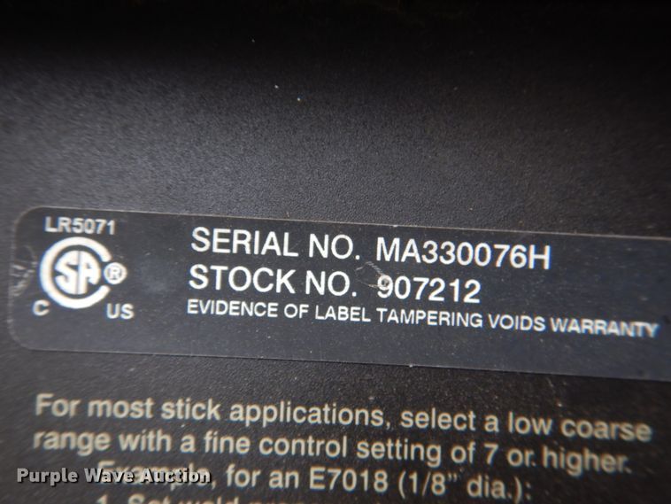 image for item JS9566 Miller Bobcat 250  welder/generator