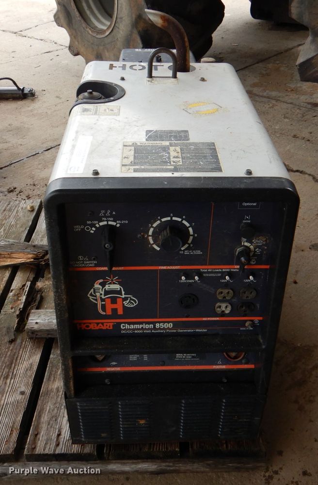 image for item JS9567 Hobart 8500  welder/generator