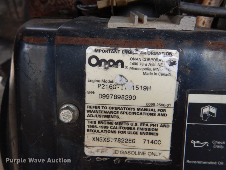 image for item JS9567 Hobart 8500  welder/generator