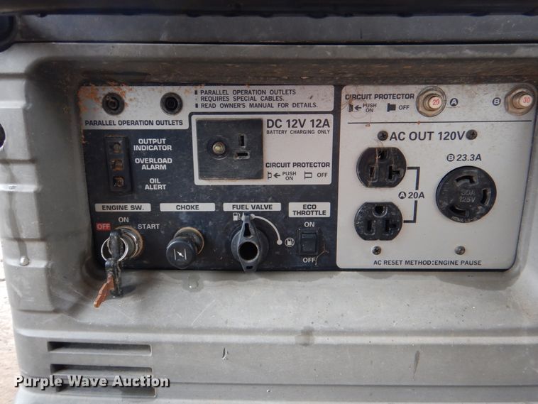 image for item JS9568 Honda 3000is  generator