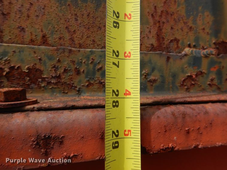 image for item JS9570 1997 Texas Bragg 6X12 GN  dump trailer