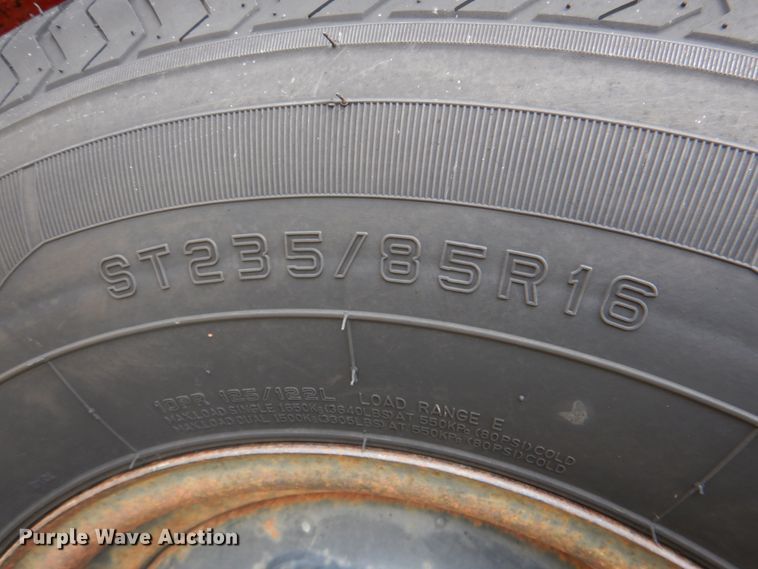 image for item JS9570 1997 Texas Bragg 6X12 GN  dump trailer