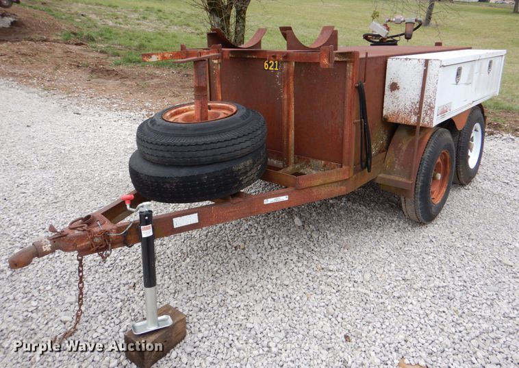 image for item JS9575 Shop built  fuel trailer