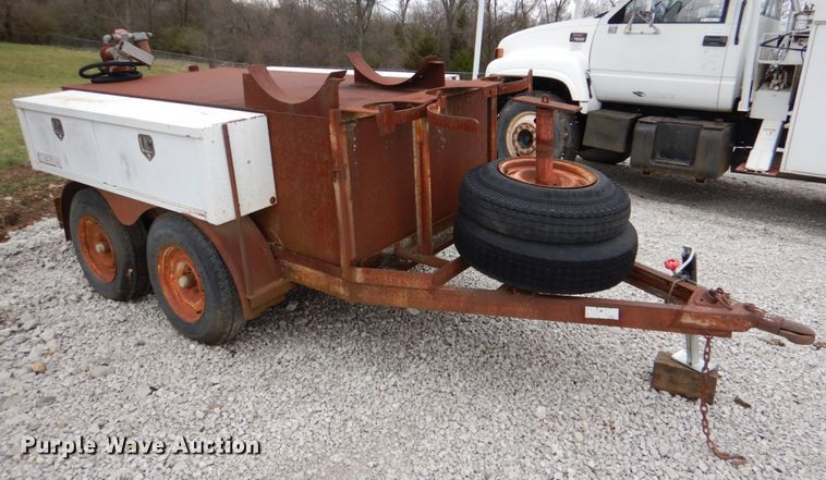 image for item JS9575 Shop built  fuel trailer