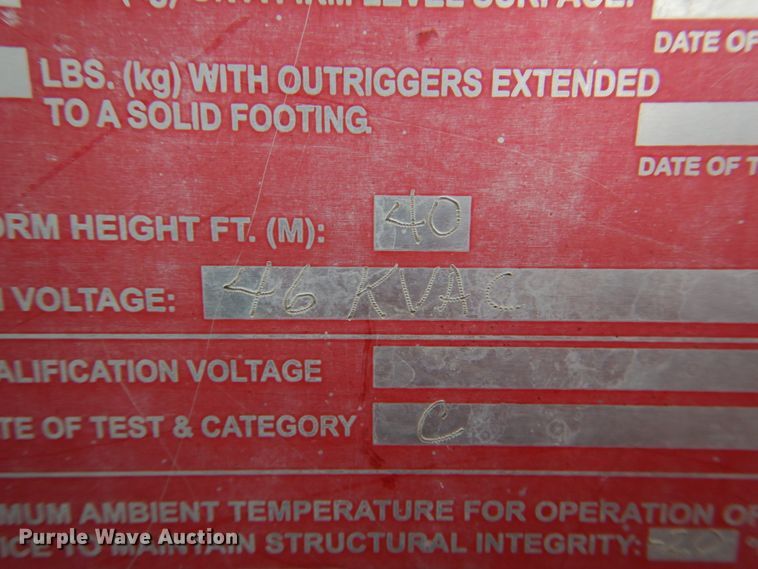 image for item JS9578 2011 Dodge Ram 2500HD  bucket truck