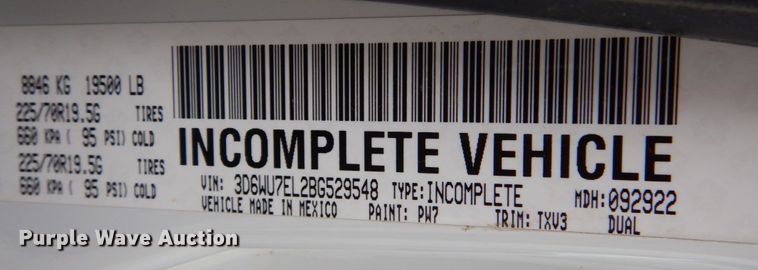 image for item JS9578 2011 Dodge Ram 2500HD  bucket truck