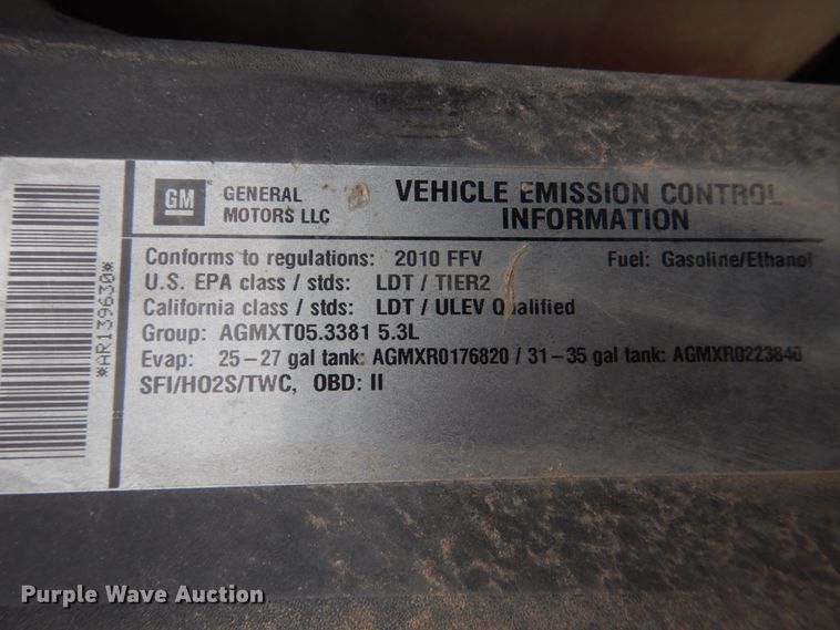 image for item JS9580 2010 Chevrolet Suburban  SUV