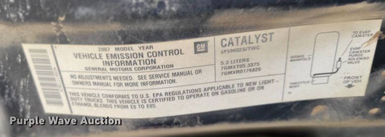 image for item JY9229 2007 Chevrolet Tahoe  SUV