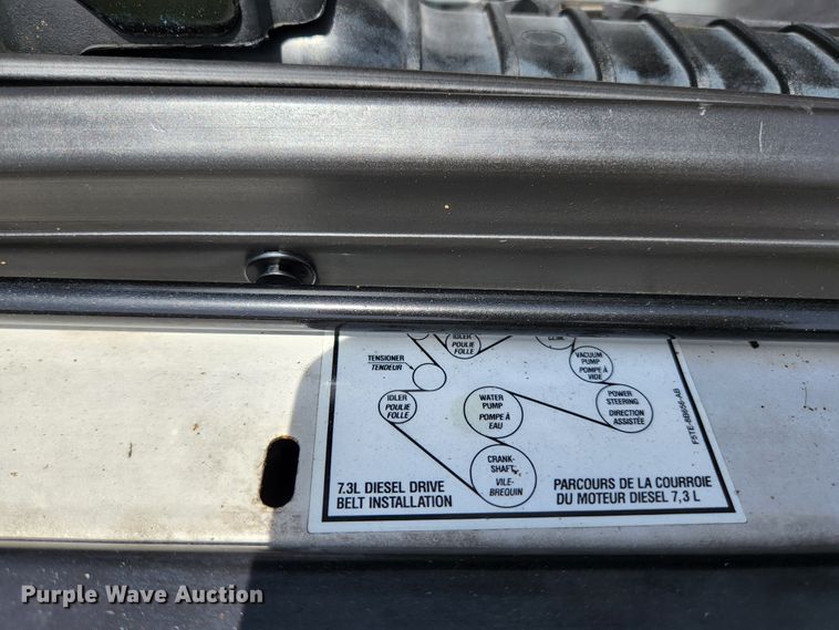 image for item KE9878 1997 Ford F450 Super Duty  flatbed truck