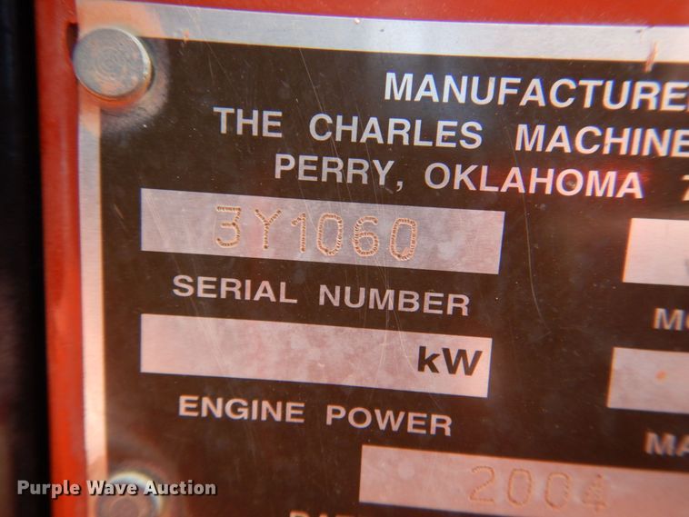 image for item KP9252 2004 Ditch Witch RT40  trencher