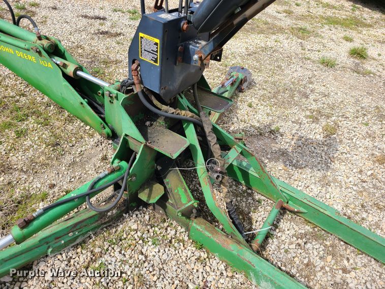image for item KT9706 John Deere 10A  John Deere 10A backhoe attachment