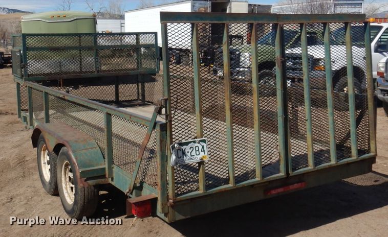 image for item KU9673 1997 Foster  utility trailer