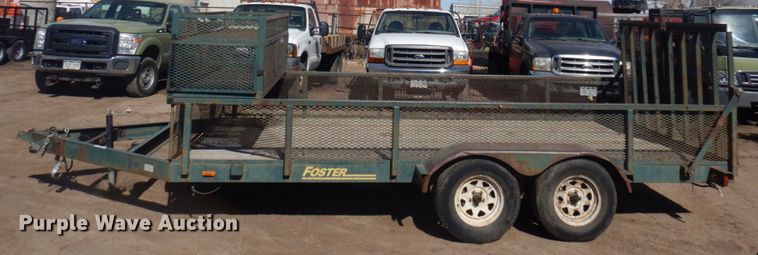 image for item KU9673 1997 Foster  utility trailer
