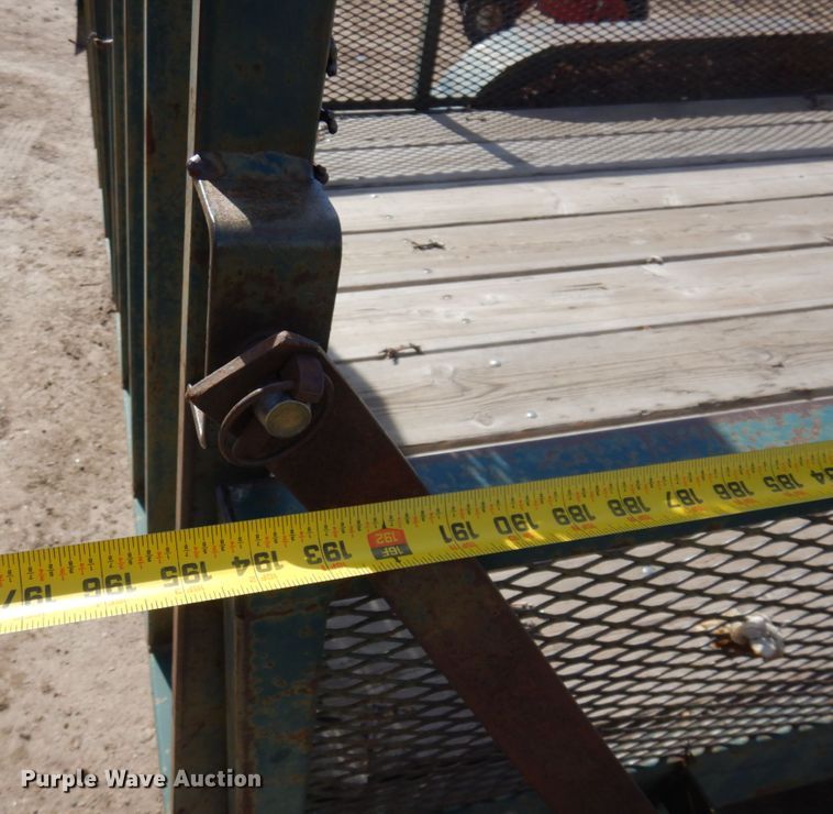 image for item KU9673 1997 Foster  utility trailer