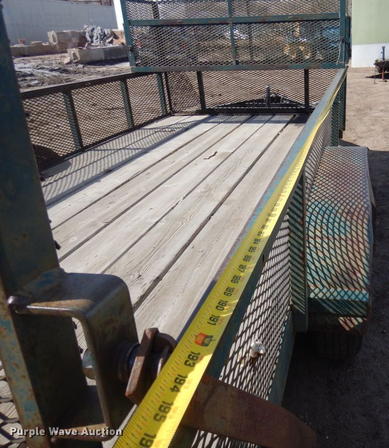 image for item KU9673 1997 Foster  utility trailer