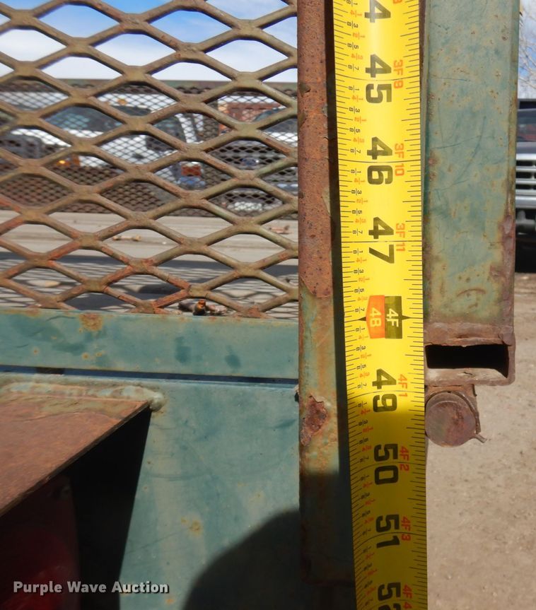 image for item KU9673 1997 Foster  utility trailer