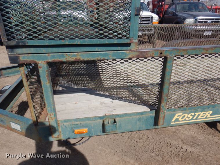 image for item KU9673 1997 Foster  utility trailer