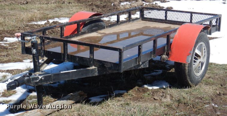 image for item KU9694 Shop built  utility trailer