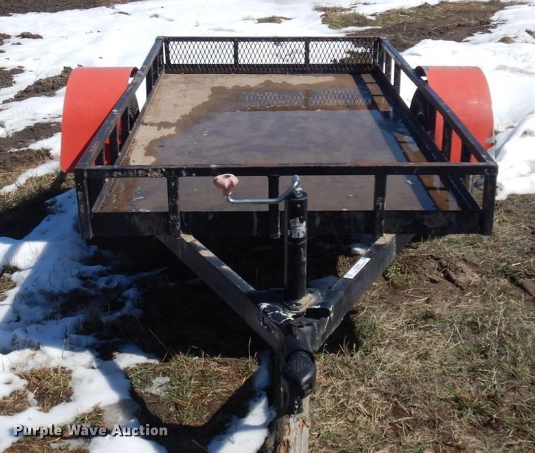 image for item KU9694 Shop built  utility trailer