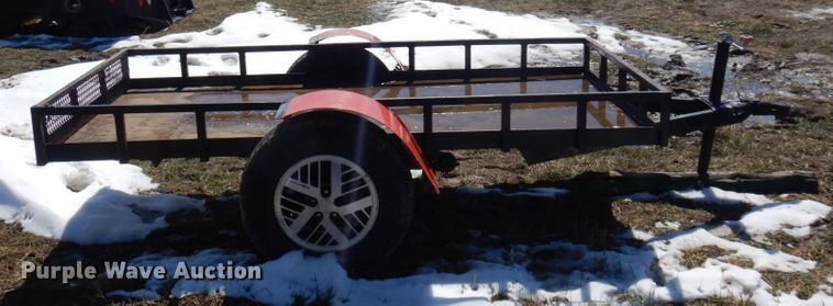 image for item KU9694 Shop built  utility trailer