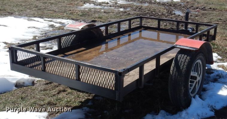 image for item KU9694 Shop built  utility trailer