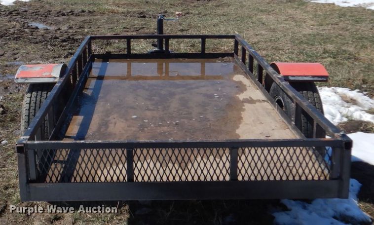 image for item KU9694 Shop built  utility trailer