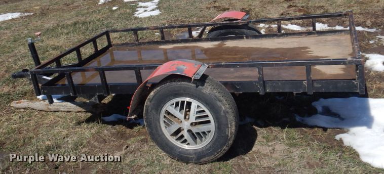 image for item KU9694 Shop built  utility trailer