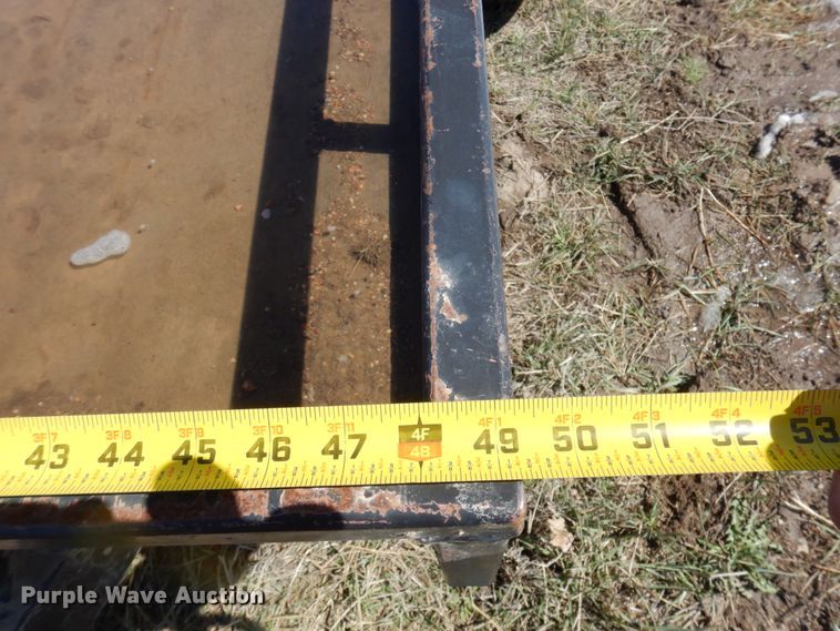 image for item KU9694 Shop built  utility trailer