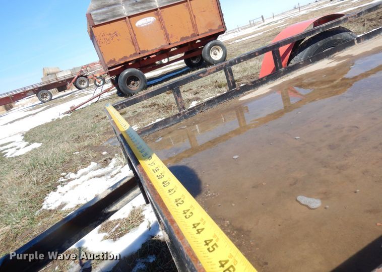 image for item KU9694 Shop built  utility trailer