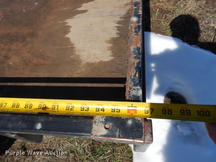 image for item KU9694 Shop built  utility trailer