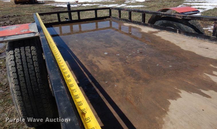 image for item KU9694 Shop built  utility trailer