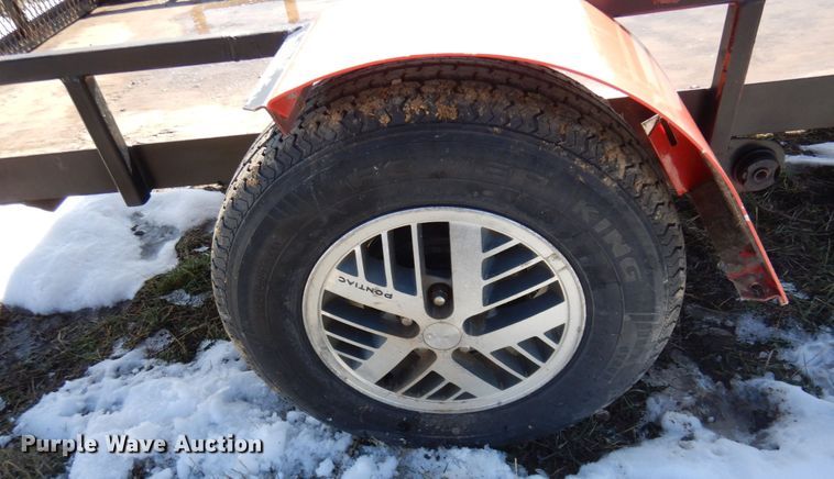 image for item KU9694 Shop built  utility trailer