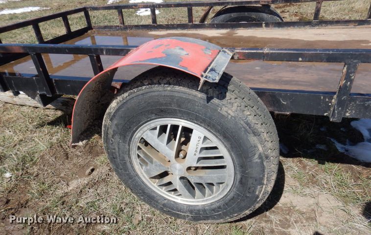 image for item KU9694 Shop built  utility trailer