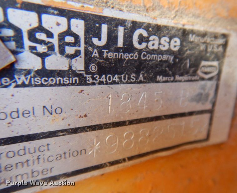 image for item KU9701 1985 Case 1845B  skid steer loader