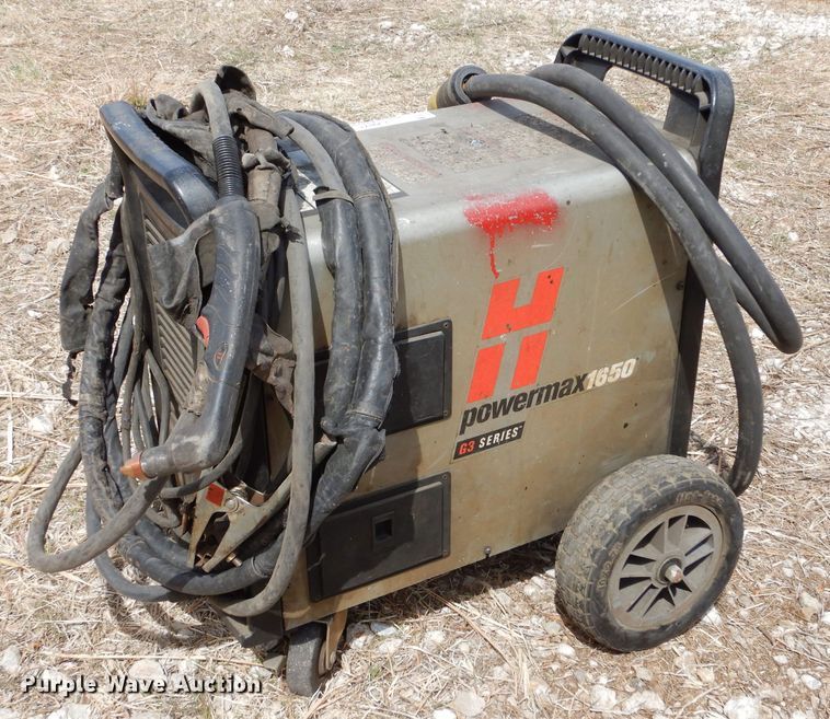 Hypertherm Powermax 1650 G3 plasma cutter in Hays, KS Item LJ9871