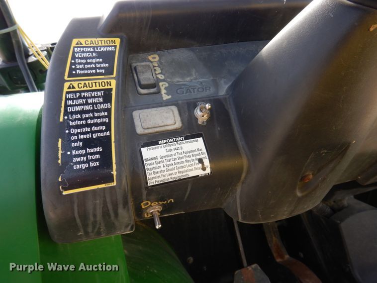 image for item MU9533 2012 John Deere  utility vehicle