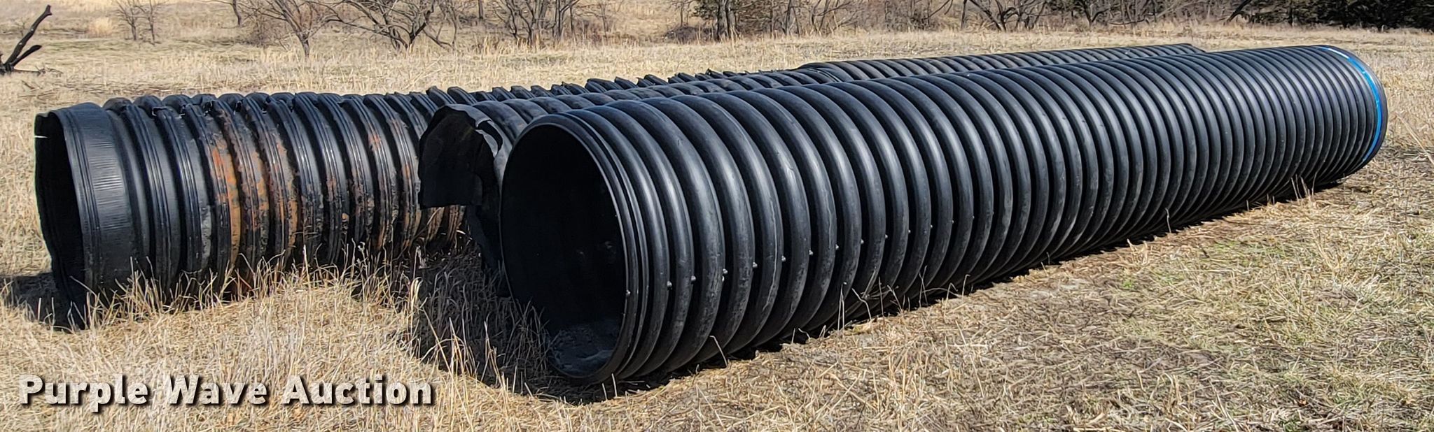 (3) plastic culverts in Mulberry, KS Item HF9310 sold Purple Wave