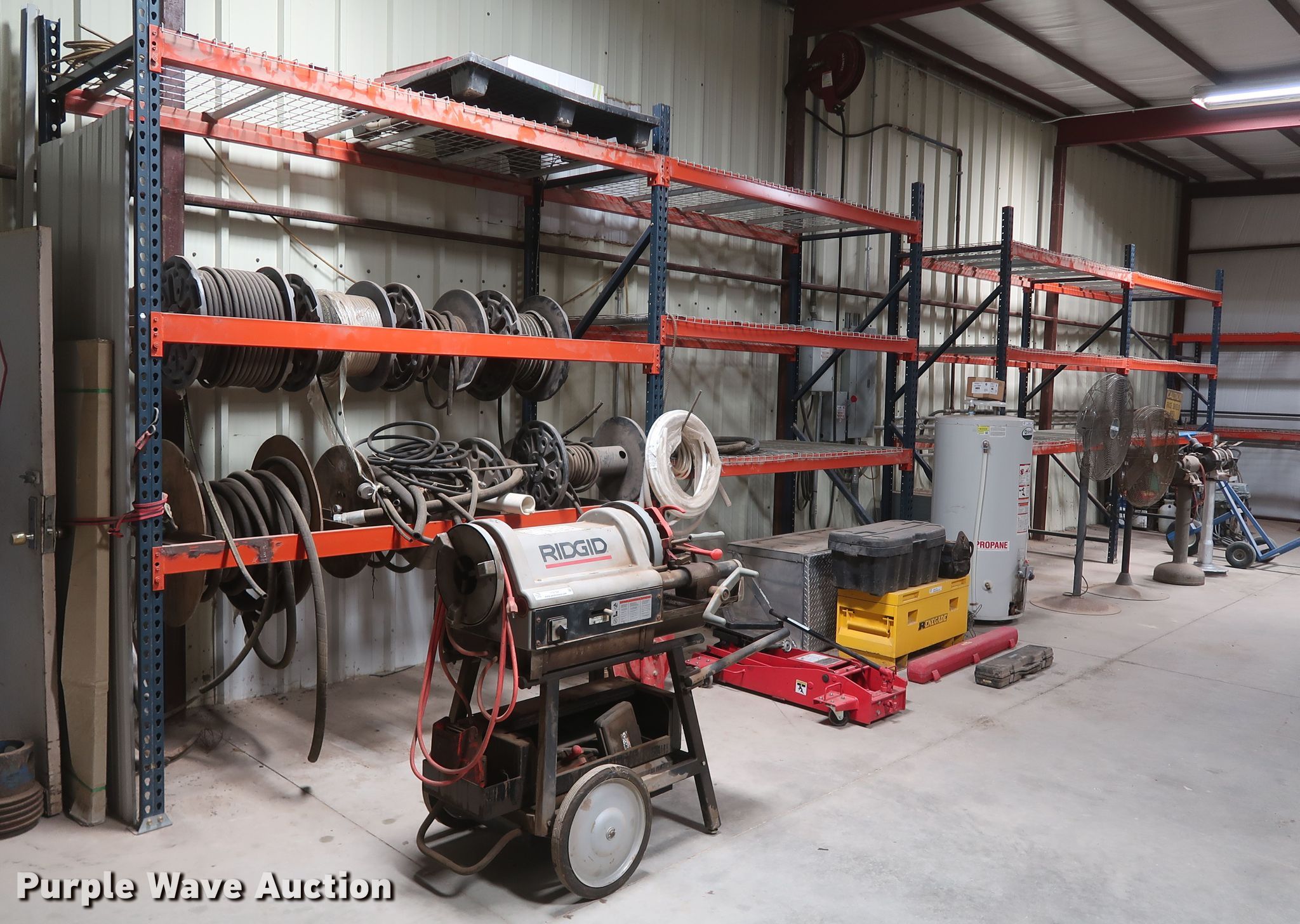 Husky pallet racking in Oklahoma City, OK Item IY9197 sold Purple Wave