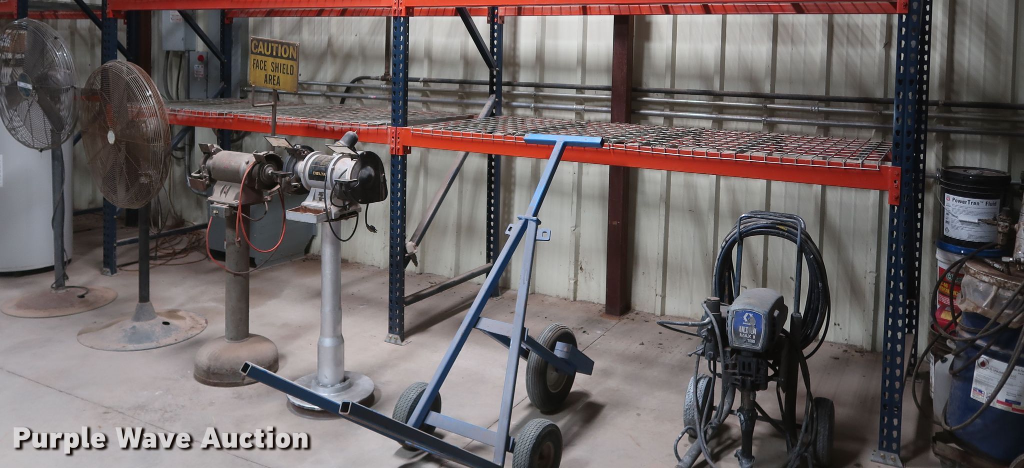 Husky pallet racking in Oklahoma City, OK Item IY9197 sold Purple Wave