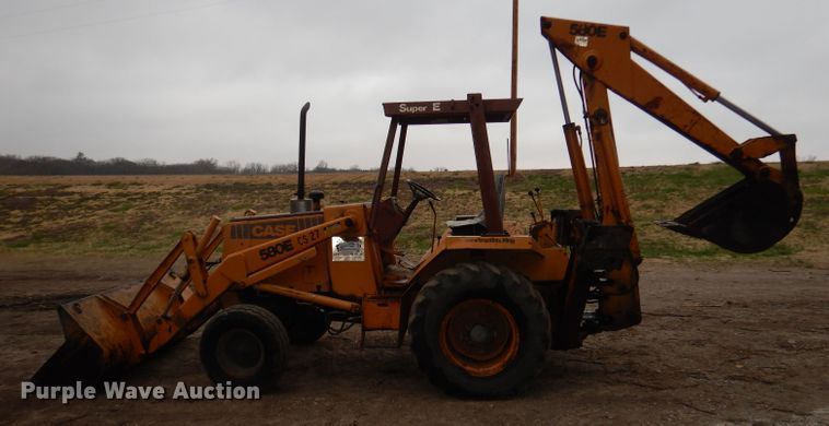 image for item DH8997 1986 Case 580 Super E  backhoe