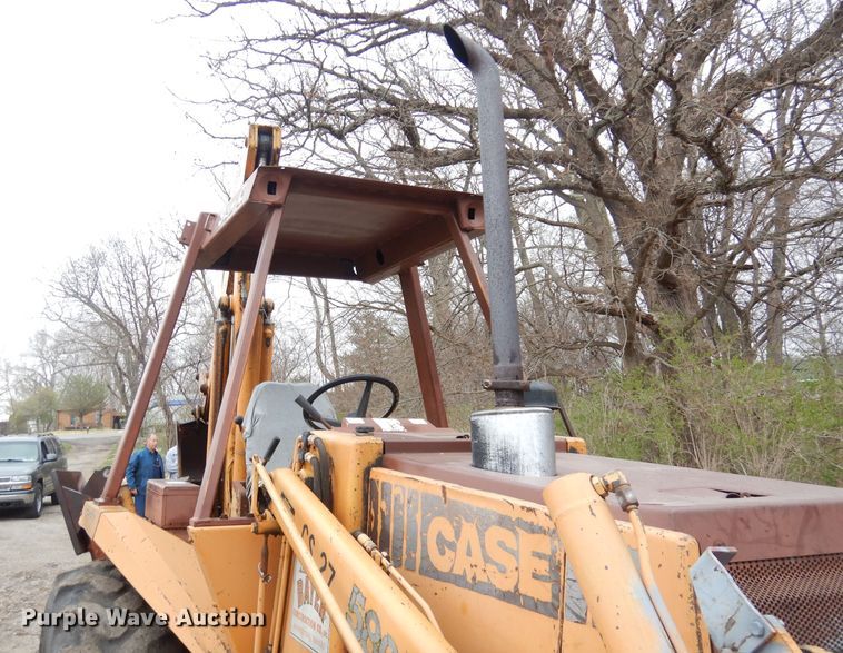 image for item DH8997 1986 Case 580 Super E  backhoe